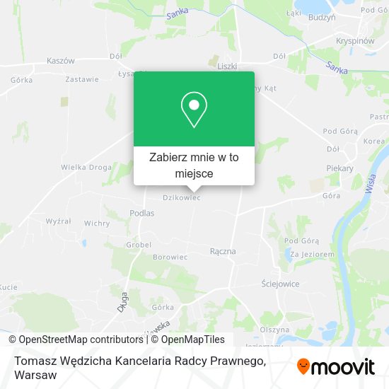 Mapa Tomasz Wędzicha Kancelaria Radcy Prawnego