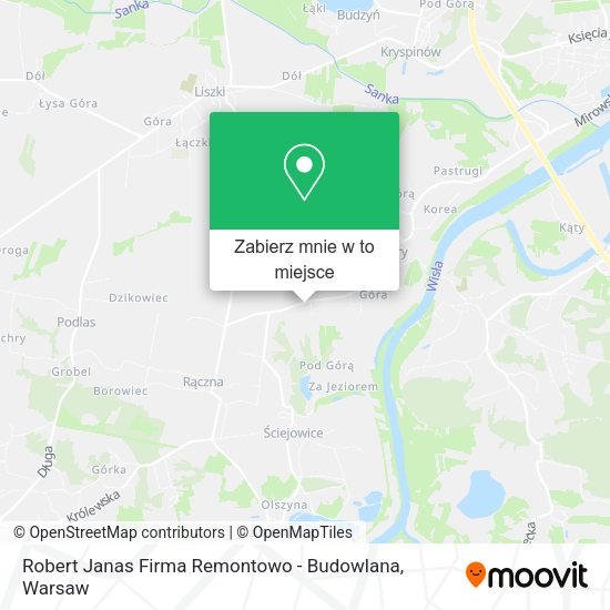 Mapa Robert Janas Firma Remontowo - Budowlana