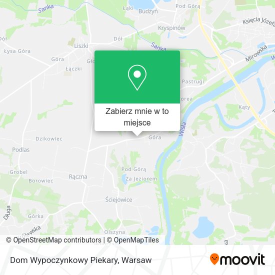 Mapa Dom Wypoczynkowy Piekary