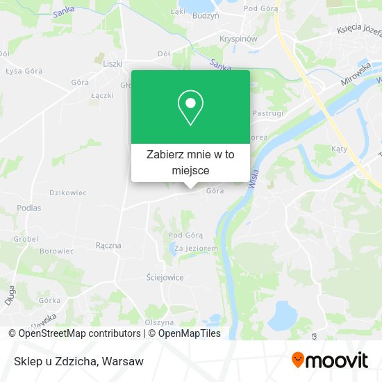 Mapa Sklep u Zdzicha