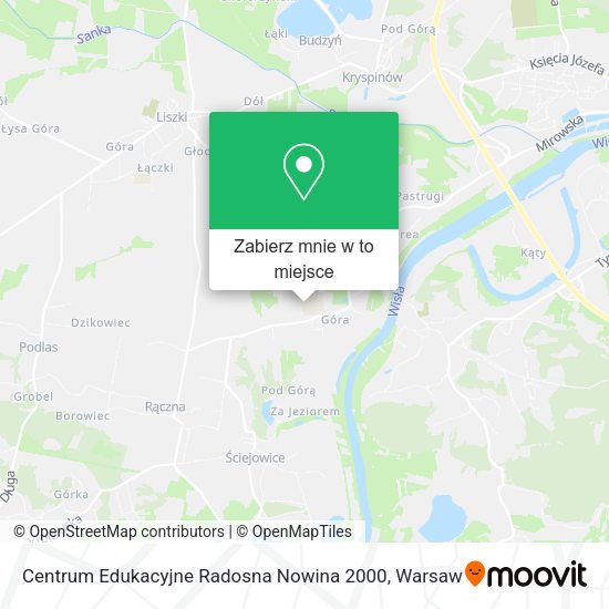 Mapa Centrum Edukacyjne Radosna Nowina 2000