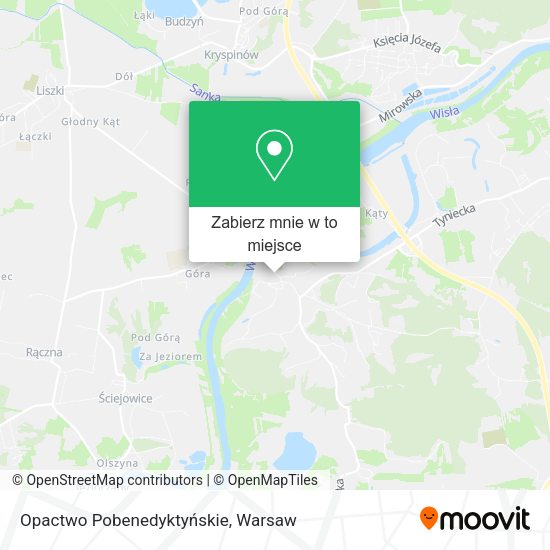 Mapa Opactwo Pobenedyktyńskie