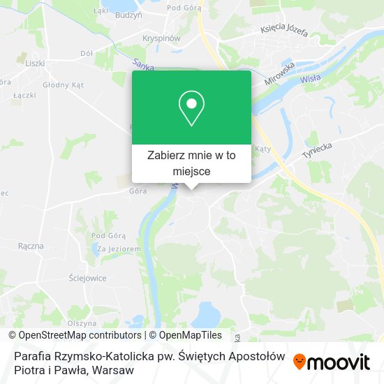 Mapa Parafia Rzymsko-Katolicka pw. Świętych Apostołów Piotra i Pawła