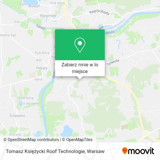 Mapa Tomasz Księżycki Roof Technologie