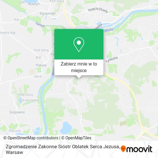 Mapa Zgromadzenie Zakonne Sióstr Oblatek Serca Jezusa