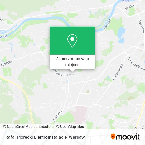 Mapa Rafał Piórecki Elektroinstalacje