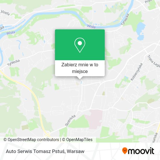 Mapa Auto Serwis Tomasz Pstuś