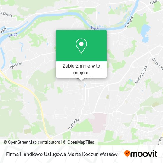 Mapa Firma Handlowo Usługowa Marta Koczur