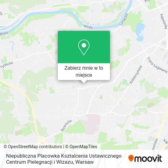 Mapa Niepubliczna Placowka Ksztalcenia Ustawicznego Centrum Pielegnacji i Wizazu