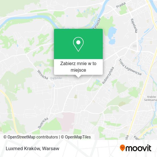 Mapa Luxmed Kraków