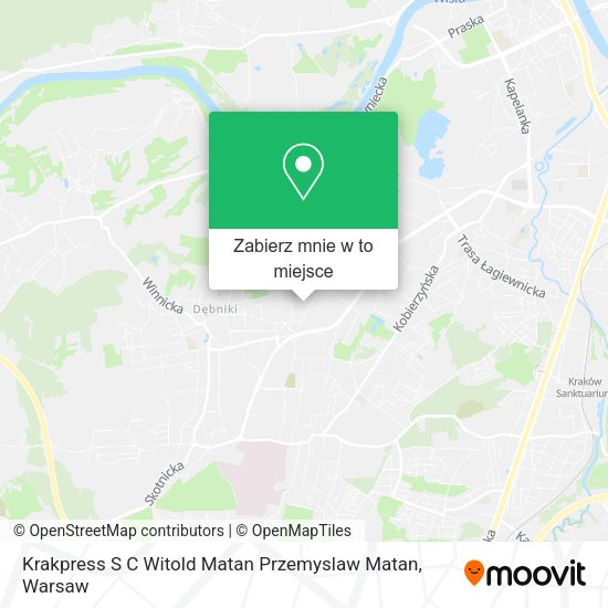 Mapa Krakpress S C Witold Matan Przemyslaw Matan