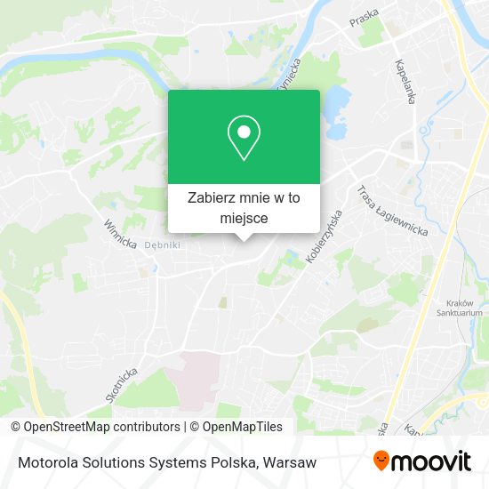 Mapa Motorola Solutions Systems Polska