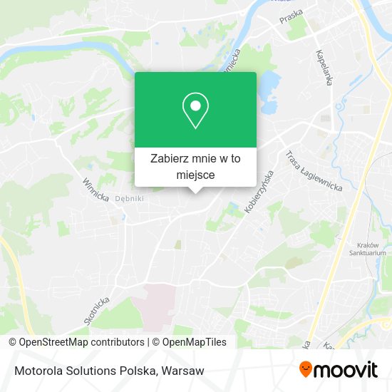 Mapa Motorola Solutions Polska