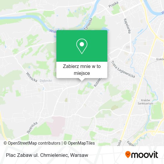 Mapa Plac Zabaw ul. Chmieleniec