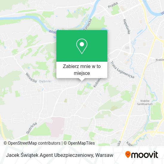 Mapa Jacek Świątek Agent Ubezpieczeniowy