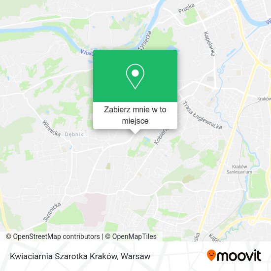 Mapa Kwiaciarnia Szarotka Kraków