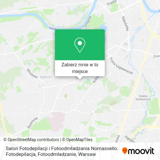 Mapa Salon Fotodepilacji i Fotoodmładzania Nomasvello. Fotodepilacja, Fotoodmładzanie