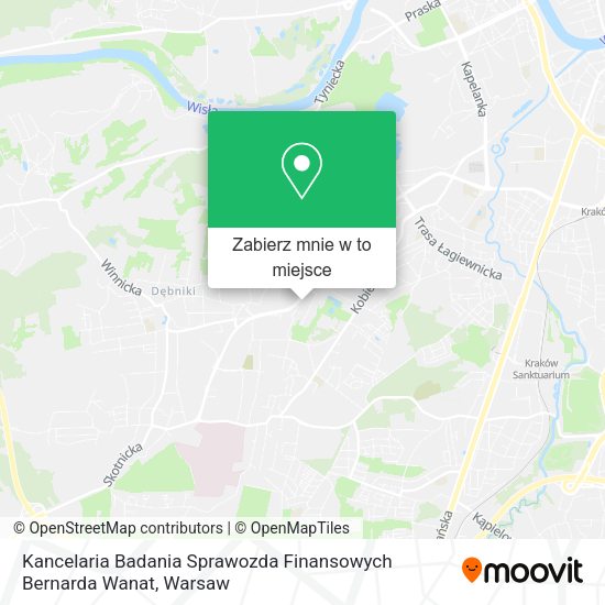 Mapa Kancelaria Badania Sprawozda Finansowych Bernarda Wanat