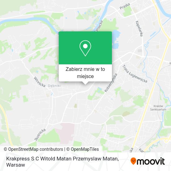 Mapa Krakpress S C Witold Matan Przemyslaw Matan