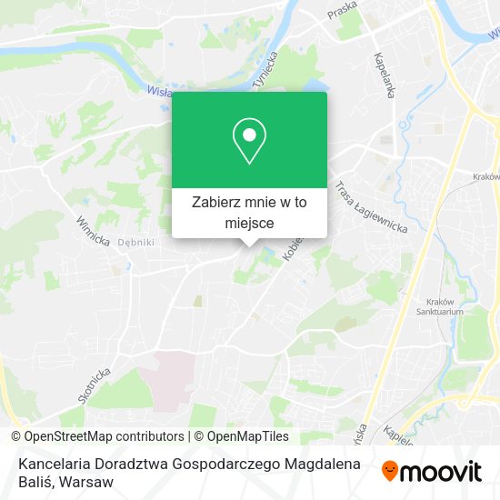 Mapa Kancelaria Doradztwa Gospodarczego Magdalena Baliś