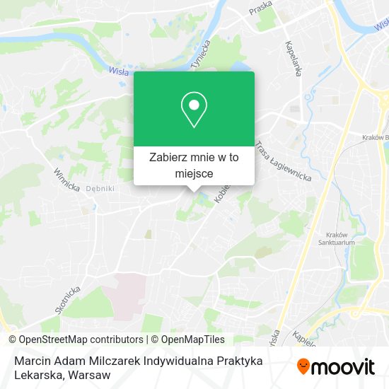 Mapa Marcin Adam Milczarek Indywidualna Praktyka Lekarska