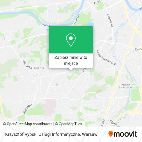 Mapa Krzysztof Rybski Usługi Informatyczne