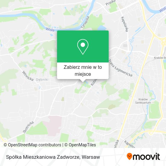 Mapa Spółka Mieszkaniowa Zadworze