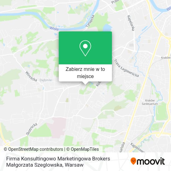 Mapa Firma Konsultingowo Marketingowa Brokers Małgorzata Szeglowska