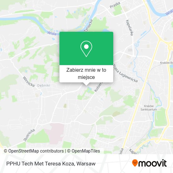 Mapa PPHU Tech Met Teresa Koza