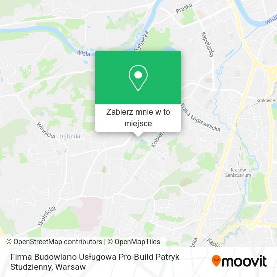 Mapa Firma Budowlano Usługowa Pro-Build Patryk Studzienny