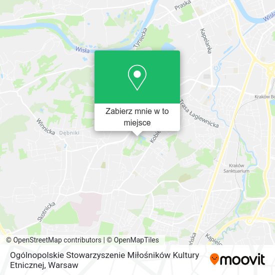 Mapa Ogólnopolskie Stowarzyszenie Miłośników Kultury Etnicznej