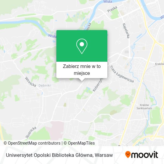 Mapa Uniwersytet Opolski Biblioteka Główna