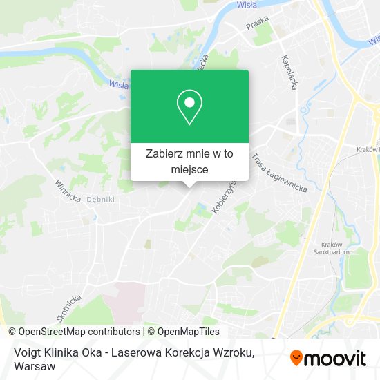 Mapa Voigt Klinika Oka - Laserowa Korekcja Wzroku