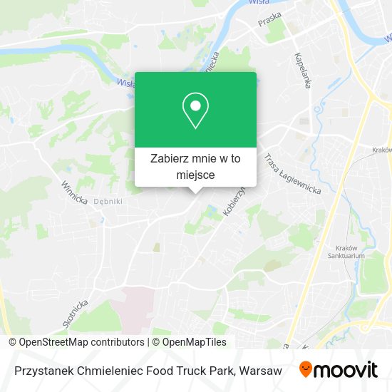 Mapa Przystanek Chmieleniec Food Truck Park