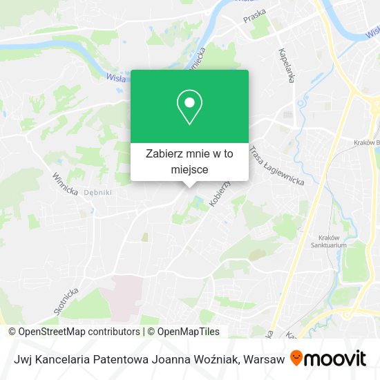 Mapa Jwj Kancelaria Patentowa Joanna Woźniak