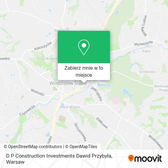 Mapa D P Construction Investments Dawid Przybyła