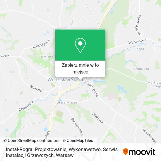 Mapa Instal-Rogra. Projektowanie, Wykonawstwo, Serwis Instalacji Grzewczych