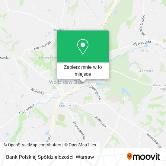 Mapa Bank Polskiej Spółdzielczości