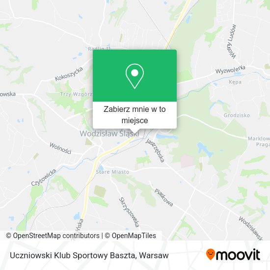 Mapa Uczniowski Klub Sportowy Baszta