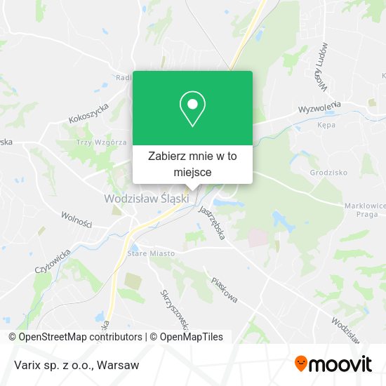 Mapa Varix sp. z o.o.