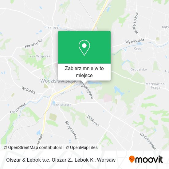 Mapa Olszar & Lebok s.c. Olszar Z., Lebok K.