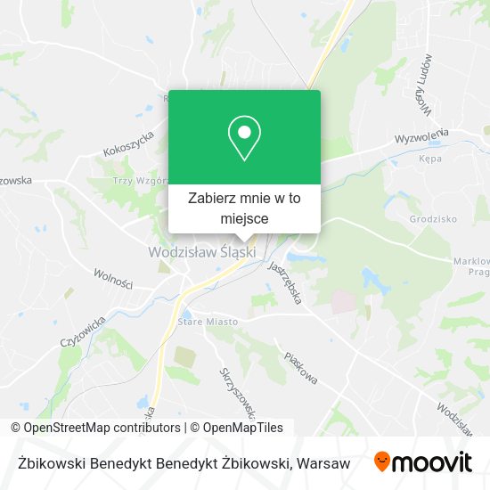 Mapa Żbikowski Benedykt Benedykt Żbikowski