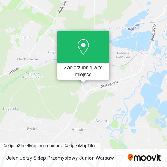 Mapa Jeleń Jerzy Sklep Przemysłowy Junior