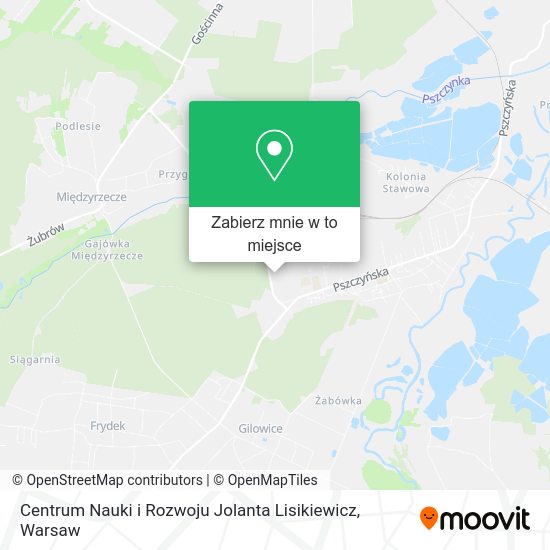 Mapa Centrum Nauki i Rozwoju Jolanta Lisikiewicz