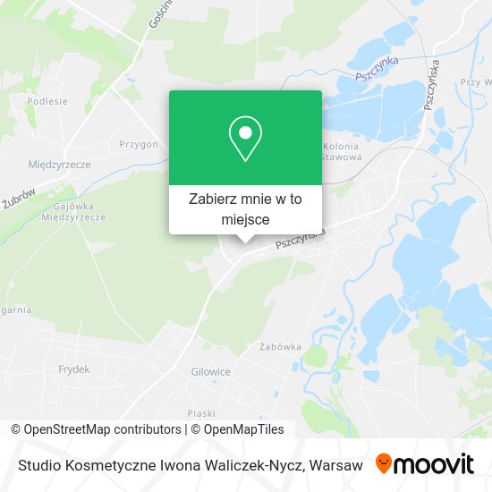 Mapa Studio Kosmetyczne Iwona Waliczek-Nycz