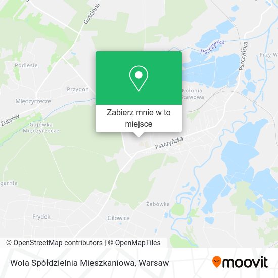 Mapa Wola Spółdzielnia Mieszkaniowa