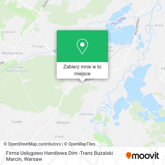 Mapa Firma Usługowo Handlowa Dim -Trans Buzalski Marcin