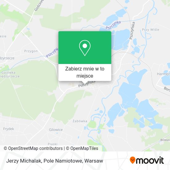 Mapa Jerzy Michalak, Pole Namiotowe