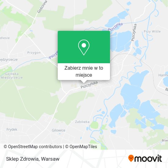 Mapa Sklep Zdrowia