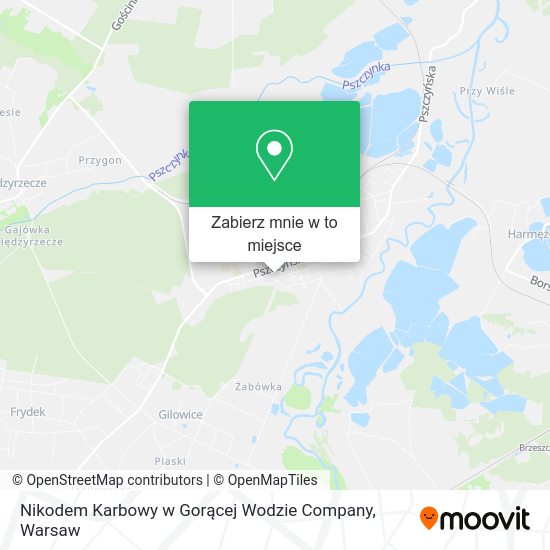 Mapa Nikodem Karbowy w Gorącej Wodzie Company